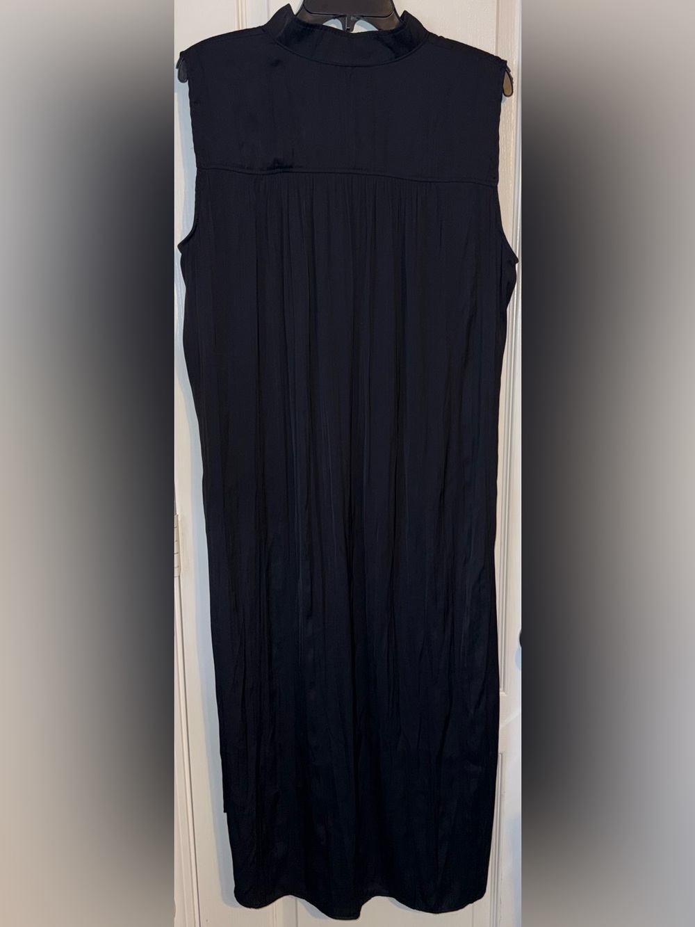 By Anthropologie Black Sleeveless Tunic Top Size M - Picture 6 of 13